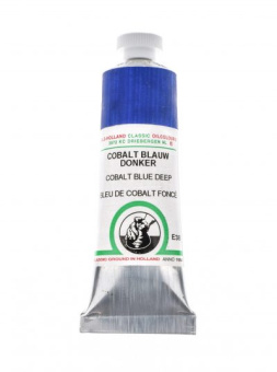 Краска масляная Old Holland E38 Кобальт синий темный, 125 мл
