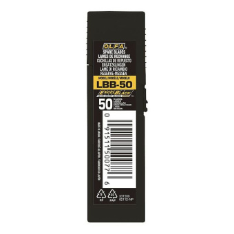 OLFA OL-LBB-50 Лезвие сегментированное EXCEL BLACK 18 мм, 50 шт.