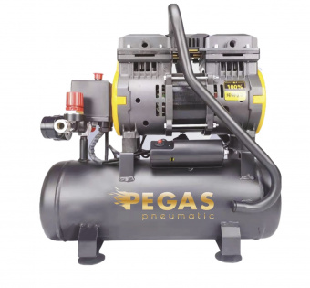 Бесшумный компрессор Pegas Pneumatic PG-602 безмасляный