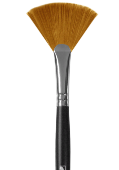 Кисть Альбатрос серии Профи, синтетика, веерная №8