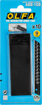 OLFA OL-ABB-10B Лезвия сегментированные Excel Black 10 шт., 9х80х0.38 мм