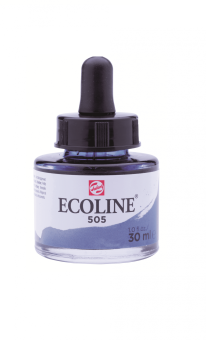 Акварель жидкая Ecoline банка 30 мл №505 Ultramarine light (Ультрамарин светлый)