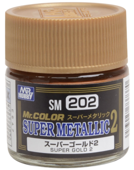 Mr. Hobby Краска 10 мл SM202 Super Gold 2