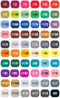 Набор маркеров Touch Twin 60 цветов (А)