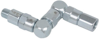 Graco 236987 Поворотный шарнир, для шланга, 500 Бар, (mxf) ¼ npsm (m), ¼ npsm (f), нержавеющая сталь