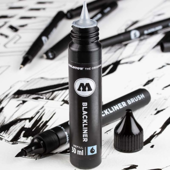 Набор для каллиграфии Molotow Brush (маркер + заправка)