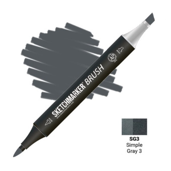 Маркер SKETCHMARKER Brush SG3 Simple Gray 3