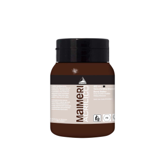 Краска акриловая Maimeri Acrilico Burnt Umber (Земля умбры жженая), 500 мл