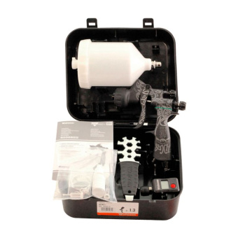 Краскопульт Walcom Genesi CARBONIO EVO HVLP Varangi, верхний бачок 680 мл