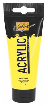 Краска акриловая Solo Goya Acrylic Basic 100 мл, лимонный