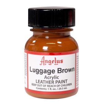 Краска для кожи и ткани Angelus Leather Acrylic Paint 274 Luggager Brown, 29,5 мл