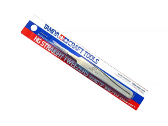 Tamiya 74109 Пинцет прямой с закругленными концами