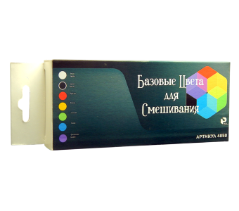 Набор красок Pacific88 Базовые цвета для смешивания
