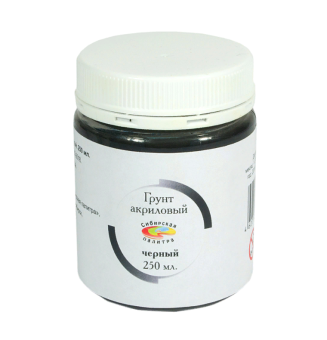 Альбатрос Грунт акриловый черный, 250 мл