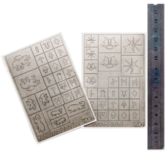 MiniWarPaint Маска окрасочная Space Wolves №2