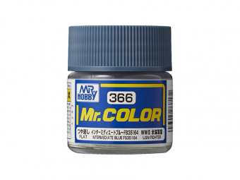 Mr. Hobby Краска 10 мл C366 Intermediate Blue FS35164 (Flat)