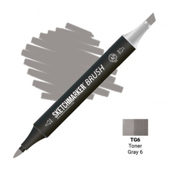 Маркер SKETCHMARKER Brush TG6 Toner Gray 6