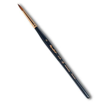 Кисть Roubloff серии 111f №3 колонок, круглая, укороченная