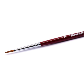 Кисть Roubloff серии 301T Master №2, круглая, колонок, короткая ручка
