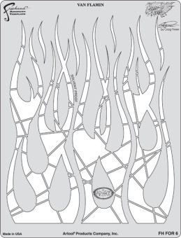 Трафарет Artool FLAME-O-RAMA 2 (FH FOR 6)