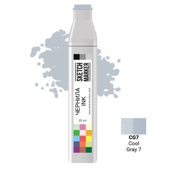 Чернила спиртовые SKETCHMARKER 22 мл цв. CG7 Cool Gray 7