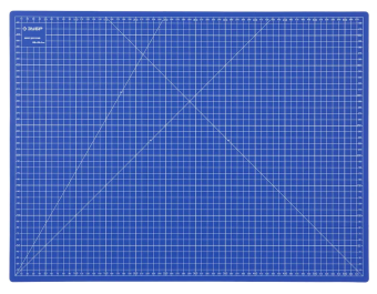 ЗУБР 09901 Непрорезаемый коврик 600 х 450 х 3 мм, цвет синий