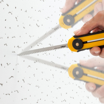OLFA OL-CS-5 Мини ножовка по гипсокартону 2 в 1, 12,5 мм, полотно 95 мм