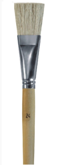 Кисть Альбатрос серии "Школьник", из щетины, плоская №24