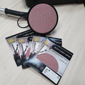 Schtaer Grip Mesh Абразивный круг 225 мм, Р120, на сетчатой основе, 5 шт. в наборе