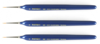 Harder&Steenbeck HS-170013 Набор кистей «888», размер 0, синтетика, 3 шт.