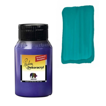 Краска акриловая Dekoracryl, 750 мл, цвет бирюзовый