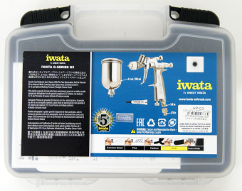 Аэрограф мини-джет Iwata HP-G3, верхний бачок 120 мл
