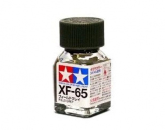 XF-65 Краска Tamiya Полевая серая матовая (Field Grey Matt), эмаль 10 мл