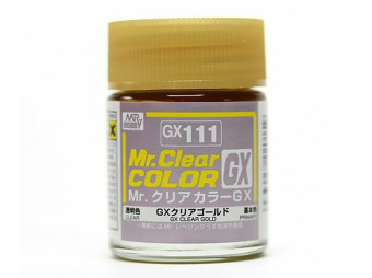 Mr. Hobby Mr. Color Лак эмалевый глянцевый Clear Gold, 18 мл
