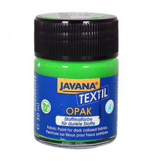 Нерастекающаяся краска по темным тканям C.Kreul Javana Tex Opak зеленая листва 50 мл
