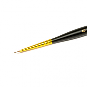 Кисть Roubloff серии 111f №0 колонок, круглая, укороченная