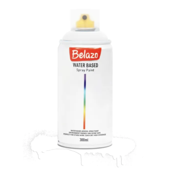 Краска аэрозольная Belazo WaterBased Brilliant White, 300 мл
