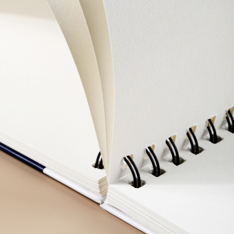 Finenolo Альбом для графики 160г/м2 A4 60 л, спираль по короткой стороне, твердая обложка