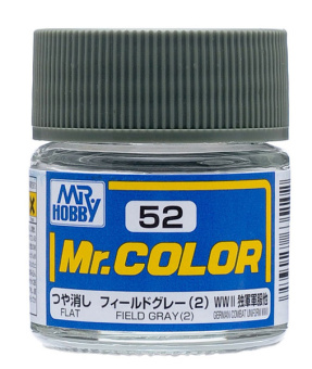 Mr. Hobby Краска 10 мл C52 FIELD GRAY (2)