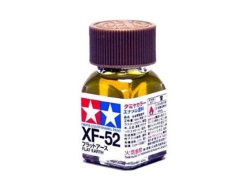 XF-52 Краска Tamiya Земляная матовая (Flat Earth Matt), эмаль 10 мл