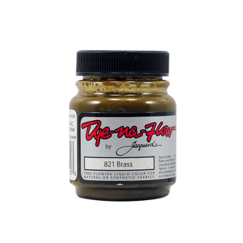 Растекающаяся краска по светлым тканям Jacquard Dye-Na-Flow желтая латунь 70 мл