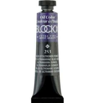 Ультрамарин синий темный, краска масляная Blockx, 20 мл