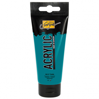 Краска акриловая Solo Goya Acrylic Basic 100 мл, бирюзовый