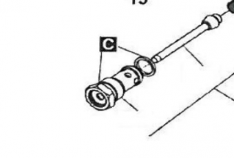 Уплотнитель иглы Iwata (набор прокладок 3 шт.)