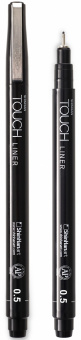 Ручка капиллярная TOUCH LINER 0.5 мм Black (Черный)
