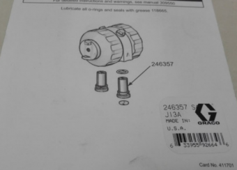 Graco 246357 Комплект фильтров для обратных клапанов Fusion, 40 меш (10 шт.)