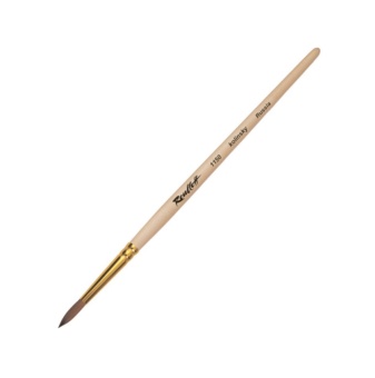 Кисть Roubloff серии 1150 №4, колонок, круглая, короткая ручка