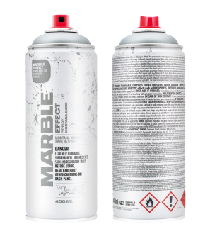 Аэрозольная краска Montana MARBLE EMSILVER Silver/ мрамор-эффект серебро, 400 мл