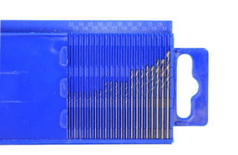 JAS 4271 Мини-сверла, диаметр 0,3 - 1,6 мм, набор, 20 шт., HSS 4241, без покрытия