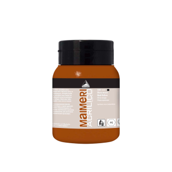 Краска акриловая Maimeri Acrilico Red Ochre (Красная охра), 500 мл